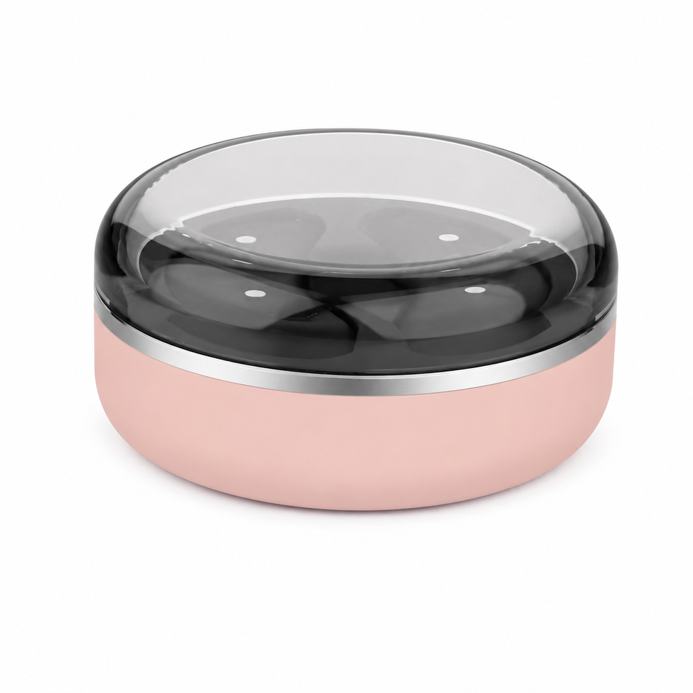 Premium LED Red Light Eye Massager EMS Under Eye Wrinkle Care Device Gel Patches Anti Aging Eye Therapy Rechargeable Type-C 2 Modes Auto Shut Off