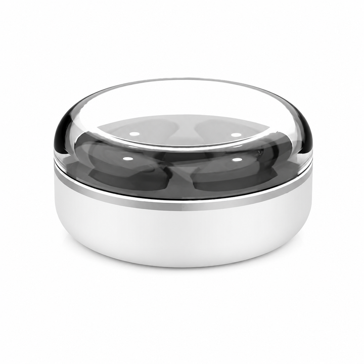 Premium LED Red Light Eye Massager EMS Under Eye Wrinkle Care Device Gel Patches Anti Aging Eye Therapy Rechargeable Type-C 2 Modes Auto Shut Off