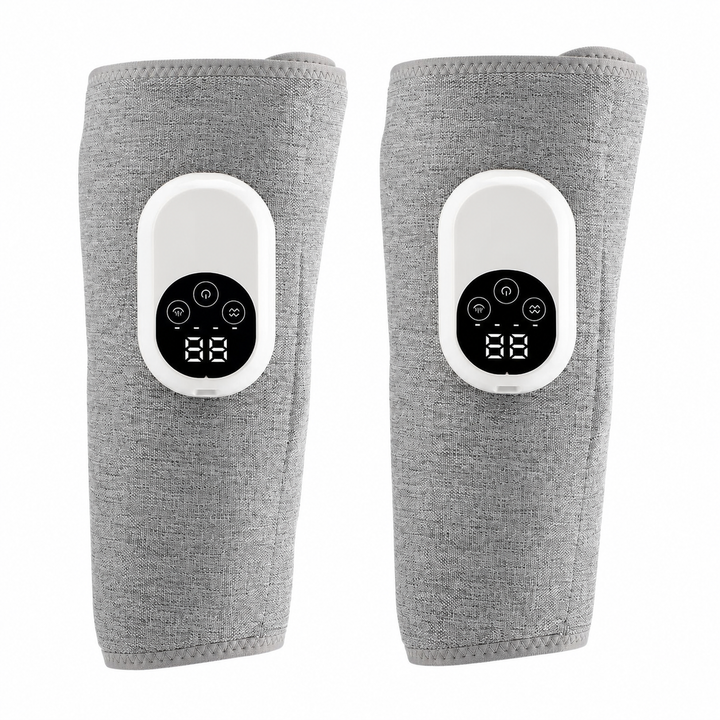 Premium Leg Massager Air Compression Calf Arm Massager Wireless Rechargeable Adjustable Intensity Portable Wrap for Home Office Travel Daily Use