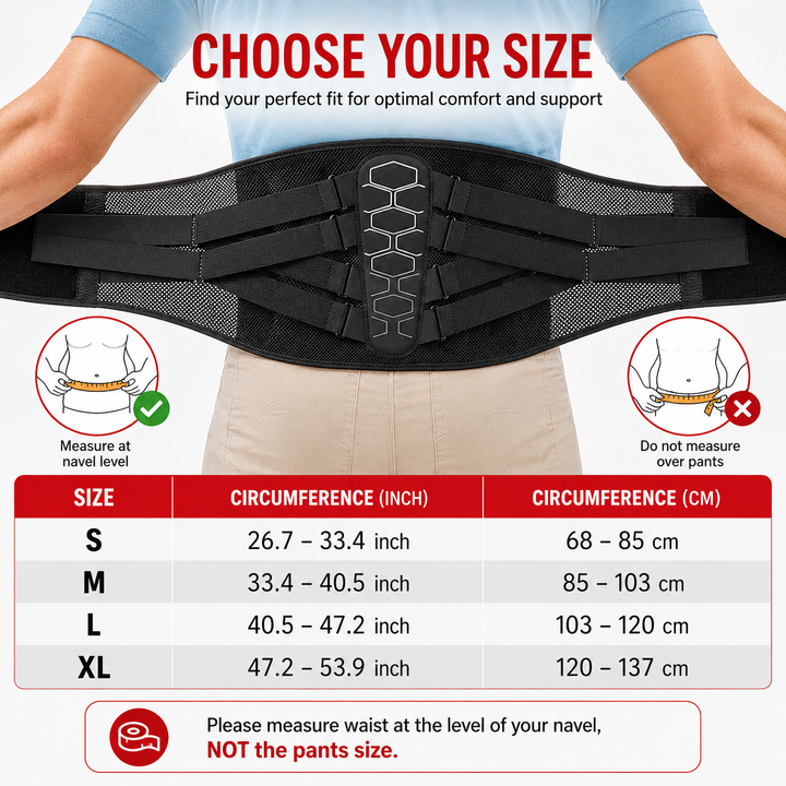 Premium Lower Back Brace Lumbar Support Belt Adjustable Compression Breathable Back Support for Gym Work Lifting Travel Daily Use Comfort Fit