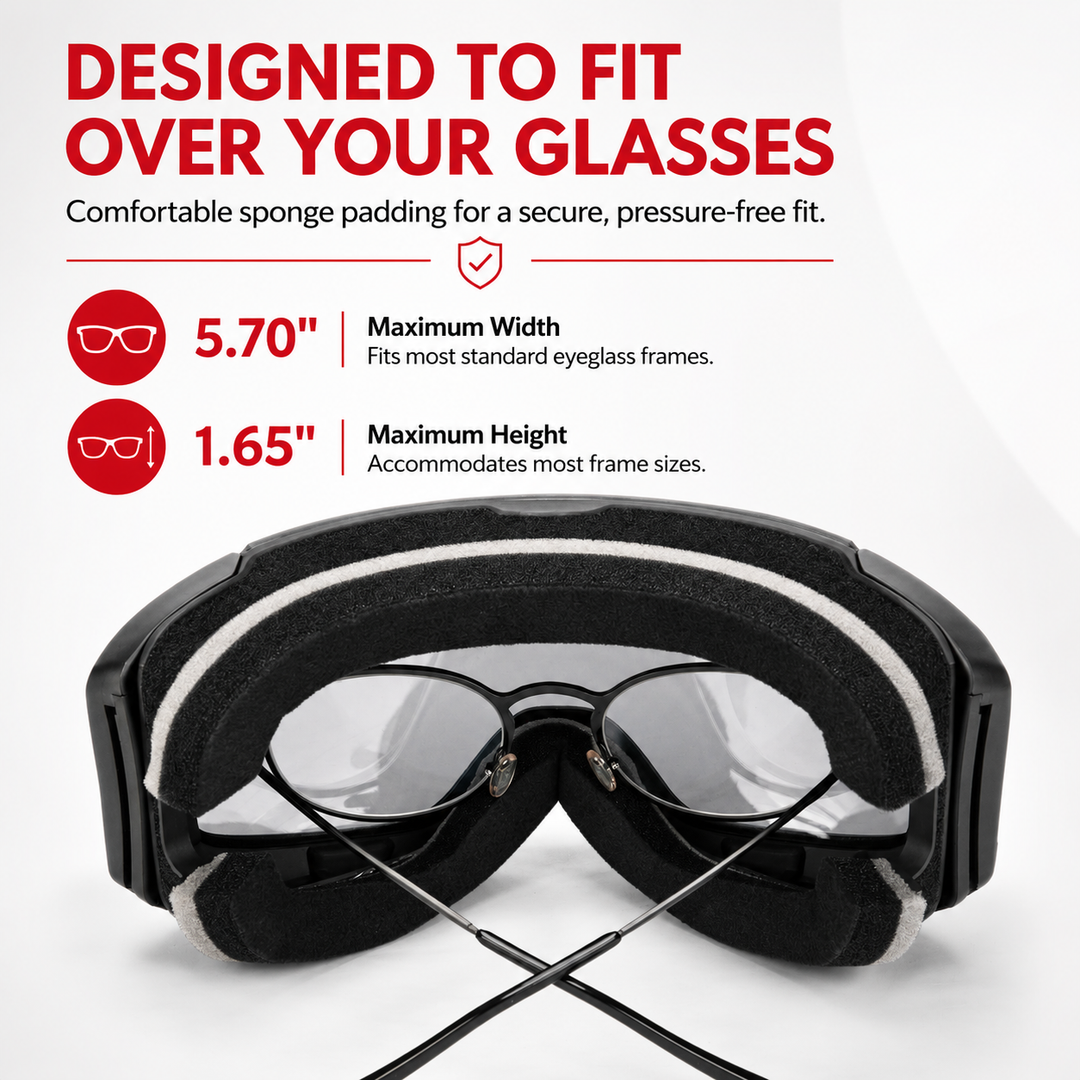 Premium Magnetic Ski Goggles Quick Change Lens UV400 Anti Fog Explosion Proof Snowboard Ski Glasses TPU Frame Snow Sports Eyewear with Case Yellow Lens