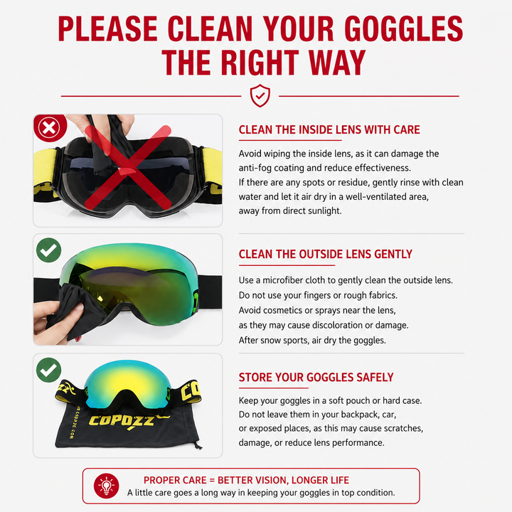 Premium Magnetic Ski Goggles Quick Change Lens UV400 Anti Fog Explosion Proof Snowboard Ski Glasses TPU Frame Snow Sports Eyewear with Case Yellow Lens