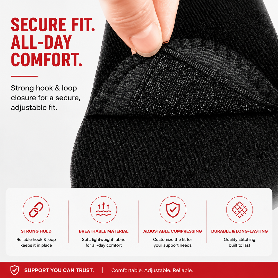 Premium Magnetic Tourmaline Ankle Support Brace Adjustable Compression Self Heating Foot Wrap Warm Comfort Ankle Stabilizer Pain Relief Support 1 Pair