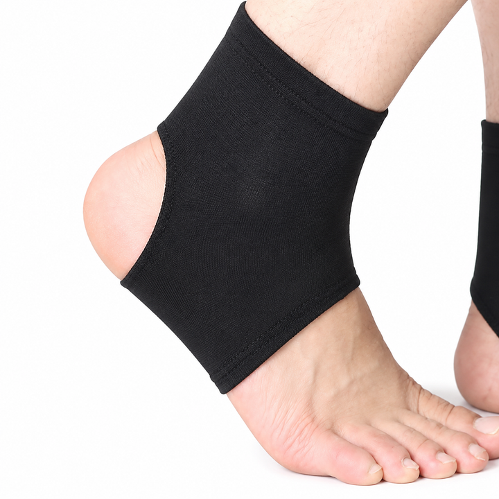Premium Magnetic Tourmaline Ankle Support Brace Adjustable Compression Self Heating Foot Wrap Warm Comfort Ankle Stabilizer Pain Relief Support 1 Pair
