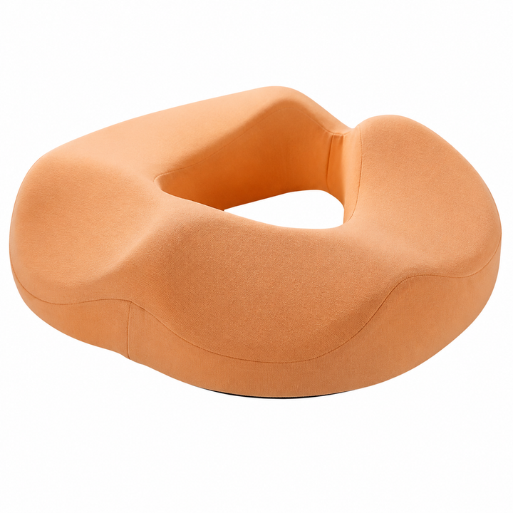 Premium Memory Foam Donut Seat Cushion Tailbone Pressure Relief Pillow Ergonomic Hemorrhoid Sciatica Sitting Support Office Home Travel Chair Pad