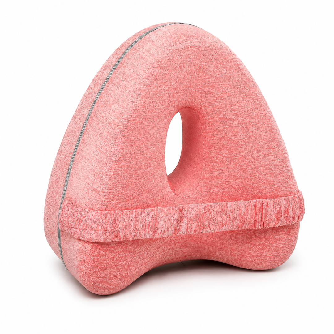 Premium Memory Foam Knee Pillow Side Sleeper Leg Support Pillow Hip Back Sciatica Pain Relief Orthopedic Alignment Sleep Cushion Ergonomic Portable