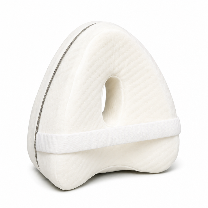Premium Memory Foam Knee Pillow Side Sleeper Leg Support Pillow Hip Back Sciatica Pain Relief Orthopedic Alignment Sleep Cushion Ergonomic Portable