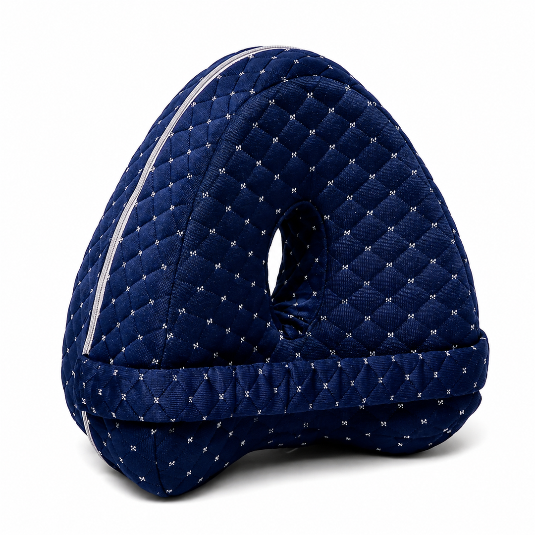 Premium Memory Foam Knee Pillow Side Sleeper Leg Support Pillow Hip Back Sciatica Pain Relief Orthopedic Alignment Sleep Cushion Ergonomic Portable