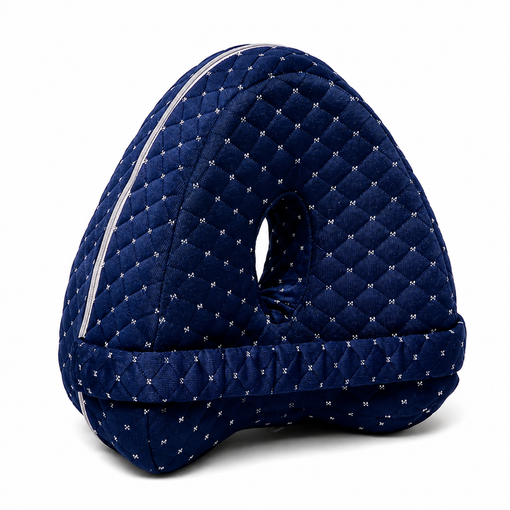 Premium Memory Foam Knee Pillow Side Sleeper Leg Support Pillow Hip Back Sciatica Pain Relief Orthopedic Alignment Sleep Cushion Ergonomic Portable