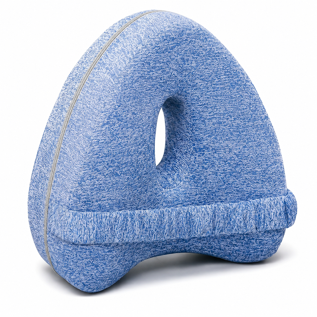 Premium Memory Foam Knee Pillow Side Sleeper Leg Support Pillow Hip Back Sciatica Pain Relief Orthopedic Alignment Sleep Cushion Ergonomic Portable