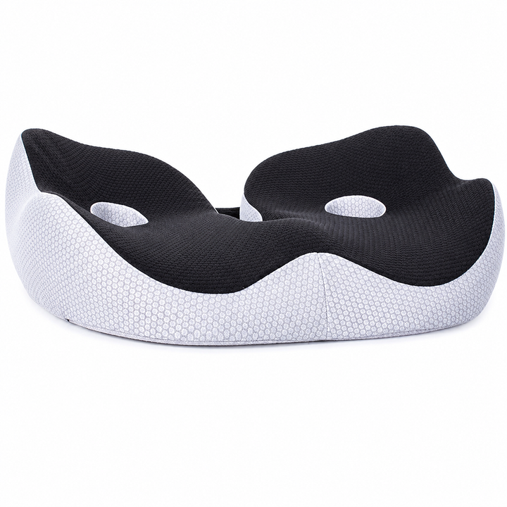 Premium Memory Foam Seat Cushion Ergonomic Sit Bone Support Pad Breathable Washable Chair Cushion Office Car Home Long Sitting Posture Comfort Cushion