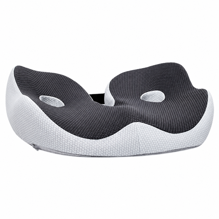 Premium Memory Foam Seat Cushion Sit Bone Relief Ergonomic Chair Cushion Pressure Relief Breathable Washable Office Car Driver Long Sitting Comfort Cushion