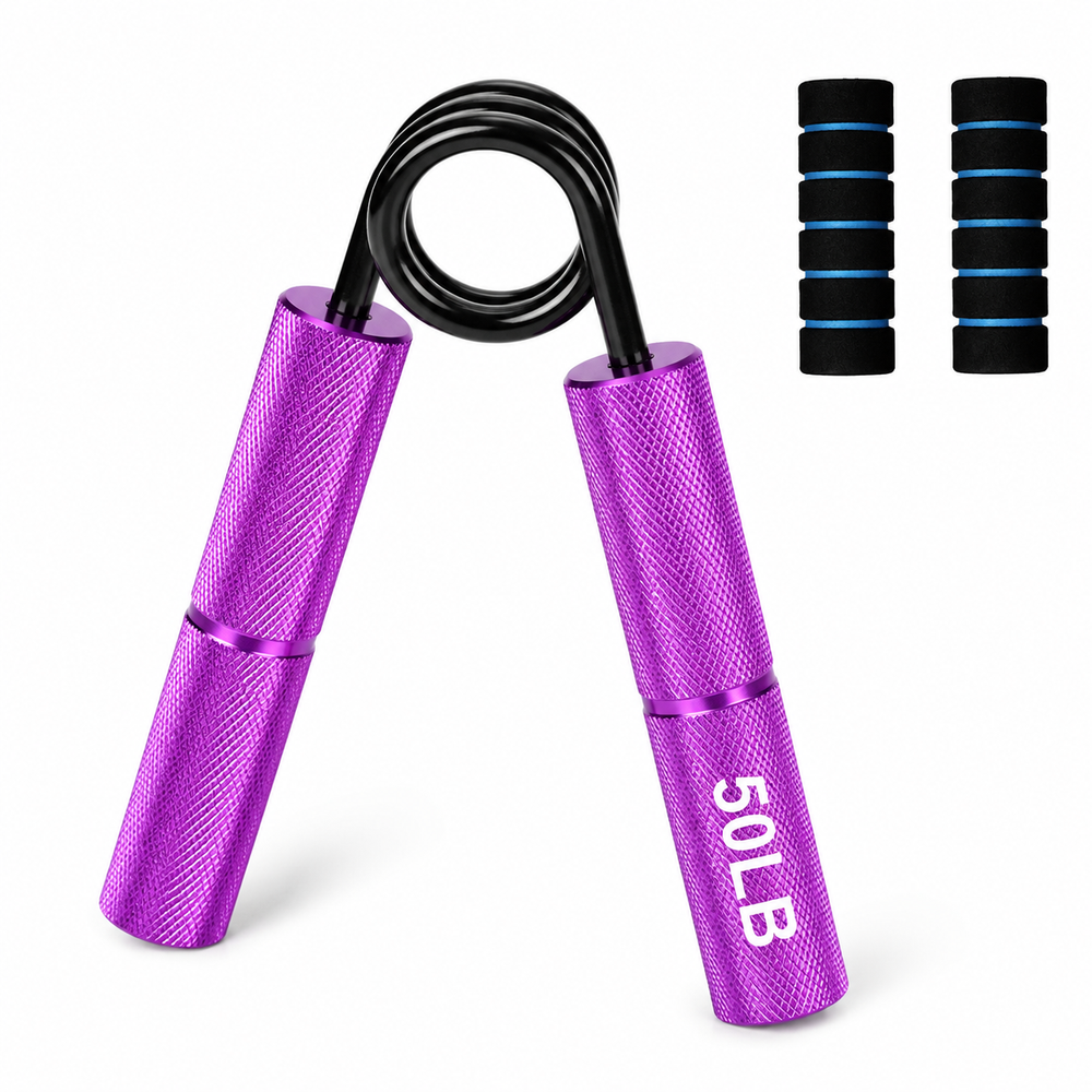 Premium Metal Hand Gripper Adjustable 50–350LB Grip Strength Trainer Finger Wrist Forearm Exercise Tool Gym Home Fitness Muscle Workout Device