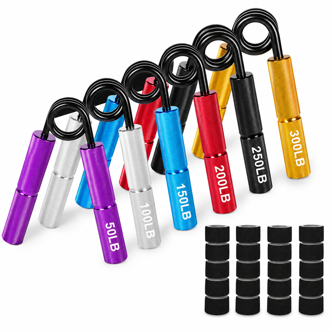 Premium Metal Hand Gripper Adjustable 50–350LB Grip Strength Trainer Finger Wrist Forearm Exercise Tool Gym Home Fitness Muscle Workout Device