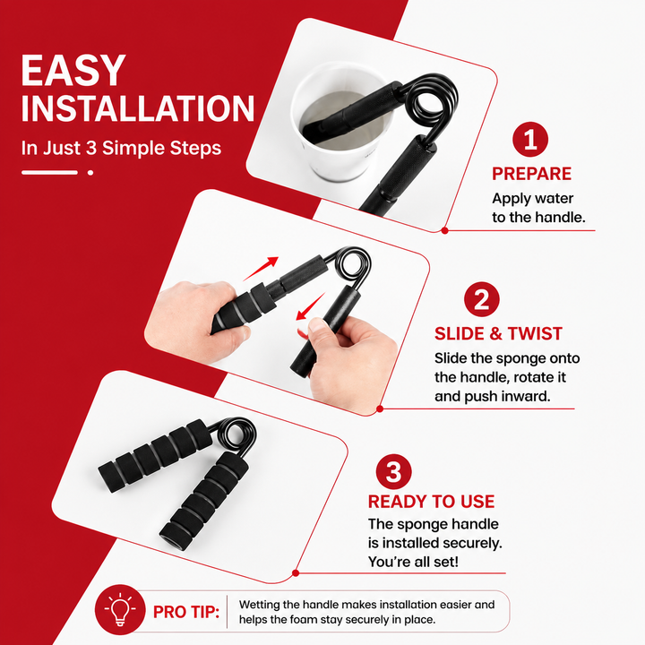Premium Metal Hand Gripper Adjustable 50 to 350lb Grip Strengthener Finger Wrist Trainer Ergonomic Portable Fitness Tool Home Gym Workout Hand Exerciser