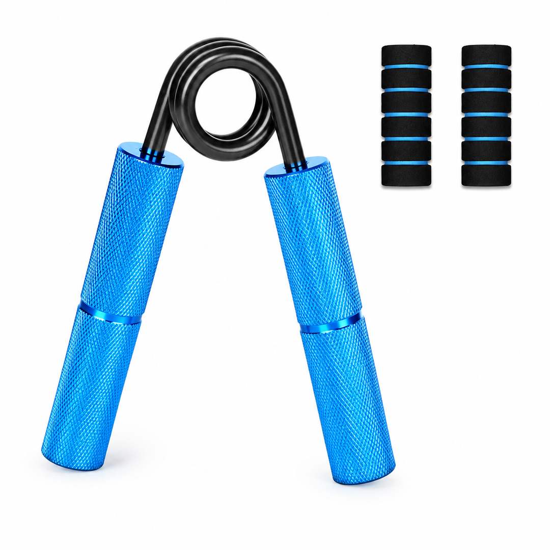 Premium Metal Hand Gripper Adjustable 50 to 350lb Grip Strengthener Finger Wrist Trainer Ergonomic Portable Fitness Tool Home Gym Workout Hand Exerciser