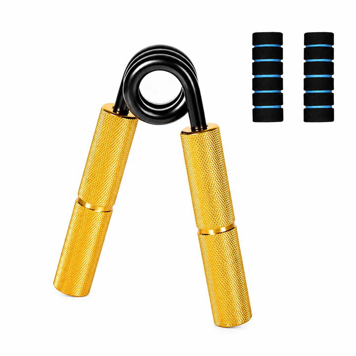 Premium Metal Hand Gripper Adjustable 50 to 350lb Grip Strengthener Finger Wrist Trainer Ergonomic Portable Fitness Tool Home Gym Workout Hand Exerciser