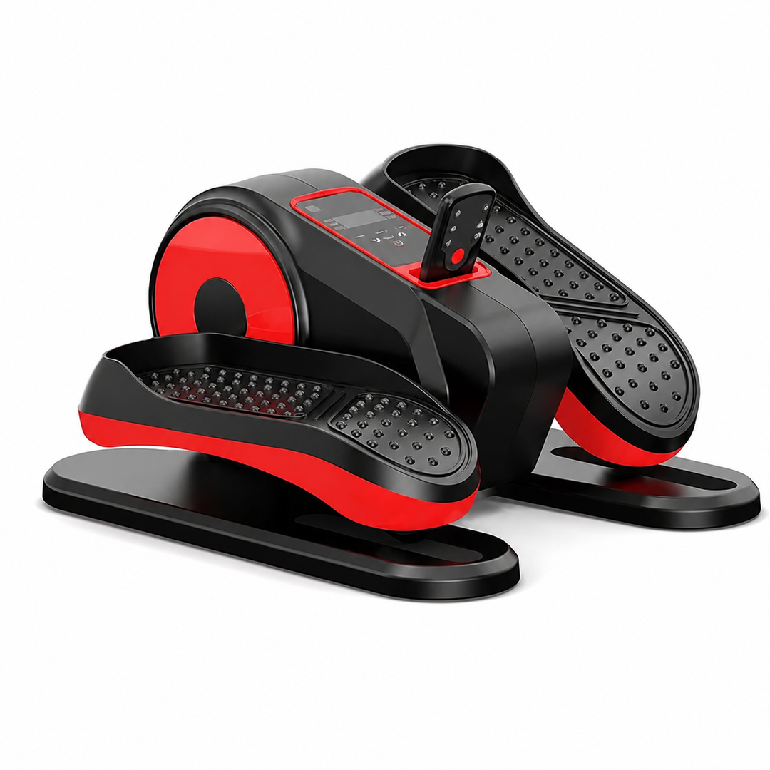 Premium Mini Electric Elliptical Stepper Portable Home Pedal Exerciser Compact Cardio Training Stair Stepper Low Impact Fitness Machine Indoor Use