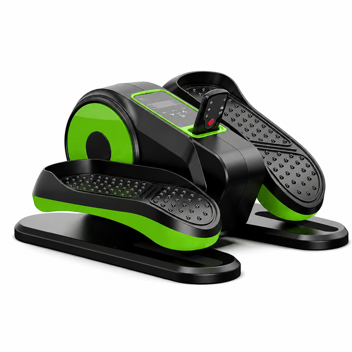 Premium Mini Electric Elliptical Stepper Portable Home Pedal Exerciser Compact Cardio Training Stair Stepper Low Impact Fitness Machine Indoor Use