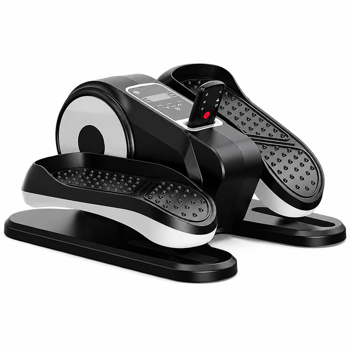 Premium Mini Electric Elliptical Stepper Portable Home Pedal Exerciser Compact Cardio Training Stair Stepper Low Impact Fitness Machine Indoor Use