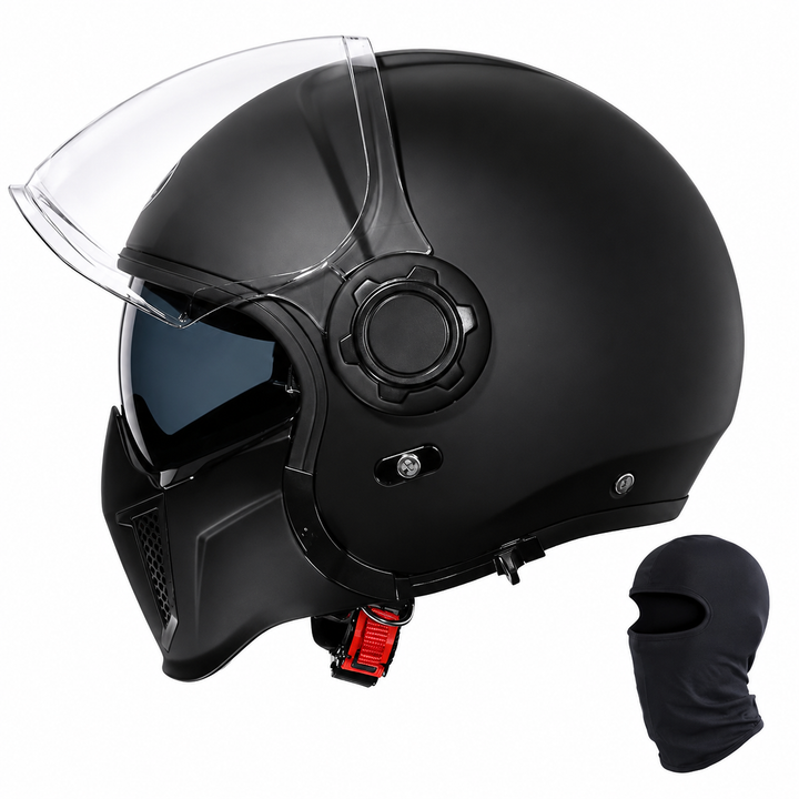 Premium Modular Motorcycle Helmet Full Face Open Face Dual Lens ABS Shell Retro Riding Helmet Anti Fog Visor Lightweight Tool Free Design Men Women