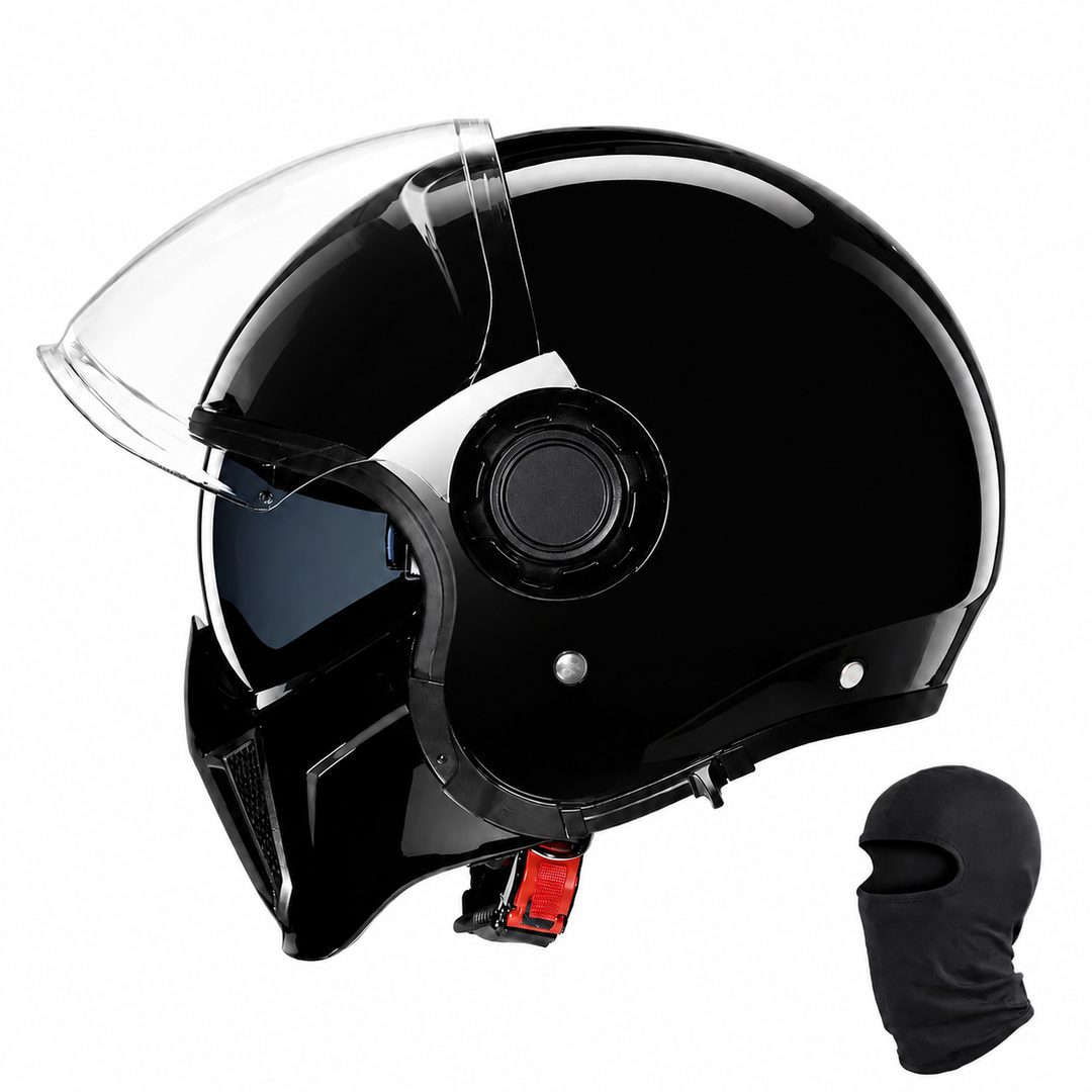 Premium Modular Motorcycle Helmet Full Face Open Face Dual Lens ABS Shell Retro Riding Helmet Anti Fog Visor Lightweight Tool Free Design Men Women