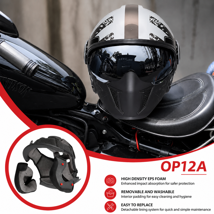 Premium Modular Motorcycle Helmet Full Face Open Face Dual Lens ABS Shell Retro Riding Helmet Anti Fog Visor Lightweight Tool Free Design Men Women