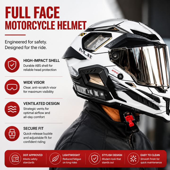 Premium Modular Motorcycle Helmet Full Face Open Face Dual Lens ABS Shell Retro Riding Helmet Anti Fog Visor Lightweight Tool Free Design Men Women