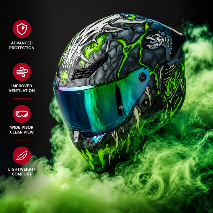 Premium Modular Motorcycle Helmet Full Face Open Face Dual Lens ABS Shell Retro Riding Helmet Anti Fog Visor Lightweight Tool Free Design Men Women
