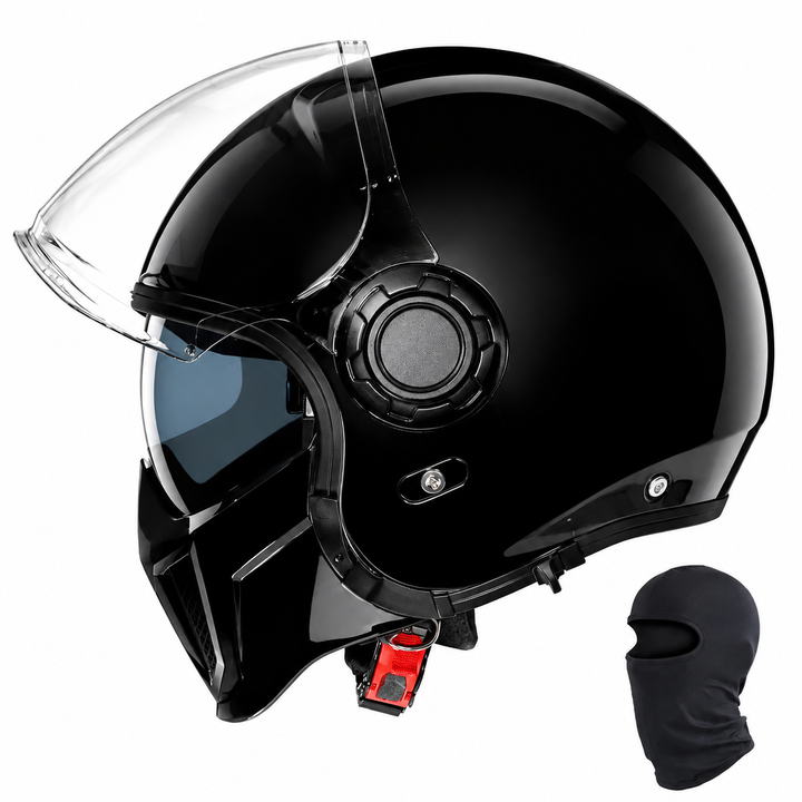 Premium Modular Motorcycle Helmet Full Face Open Face Dual Lens ABS Shell Retro Riding Helmet Anti Fog Visor Lightweight Tool Free Design Men Women