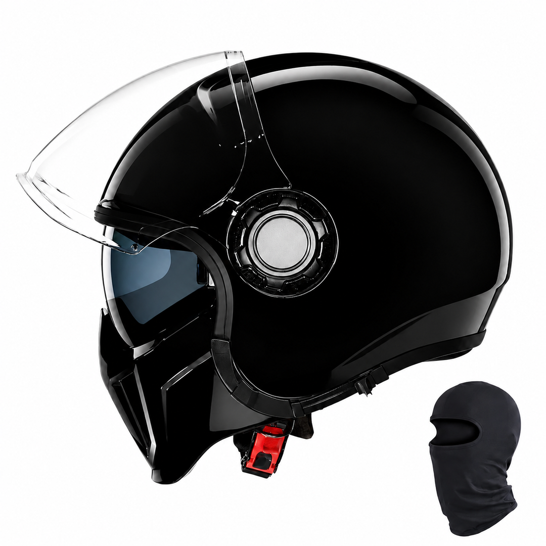 Premium Modular Motorcycle Helmet Full Face Open Face Dual Lens ABS Shell Retro Riding Helmet Anti Fog Visor Lightweight Tool Free Design Men Women