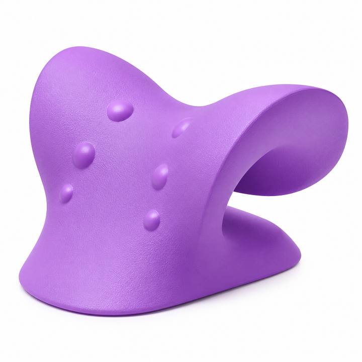 Premium Neck Shoulder Stretcher Relaxer Cervical Traction Support Pillow Ergonomic Neck Massager Spine Alignment Pain Relief Massage Pillow