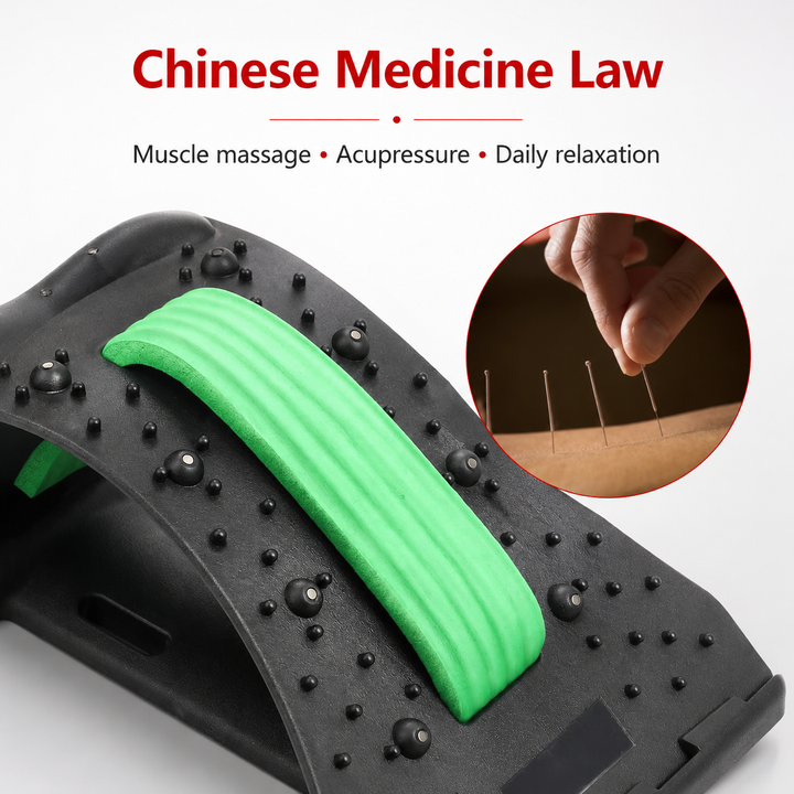 Premium Neck Stretcher Adjustable 4 Level Cervical Support Back Stretcher Ergonomic Design Portable Neck &amp; Upper Back Support Work Travel Daily Use Comfort Device