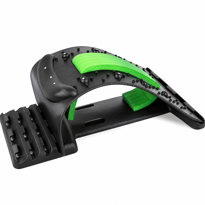 Premium Neck Stretcher Adjustable 4 Level Cervical Support Back Stretcher Ergonomic Design Portable Neck &amp; Upper Back Support Work Travel Daily Use Comfort Device