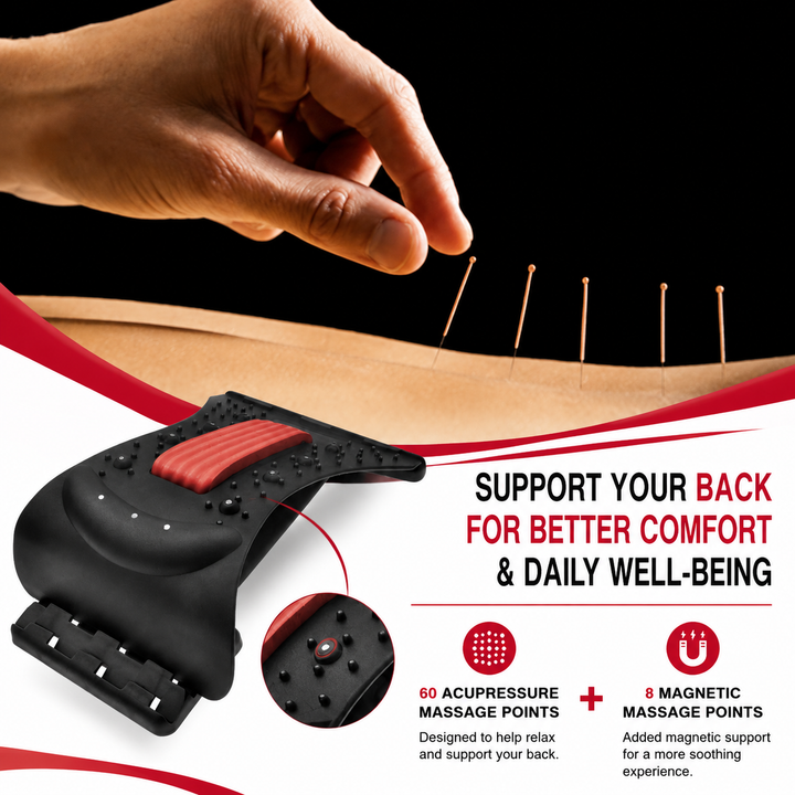 Premium Neck Stretcher Adjustable 4 Level Cervical Support Back Stretcher Ergonomic Design Portable Neck &amp; Upper Back Support Work Travel Daily Use Comfort Device