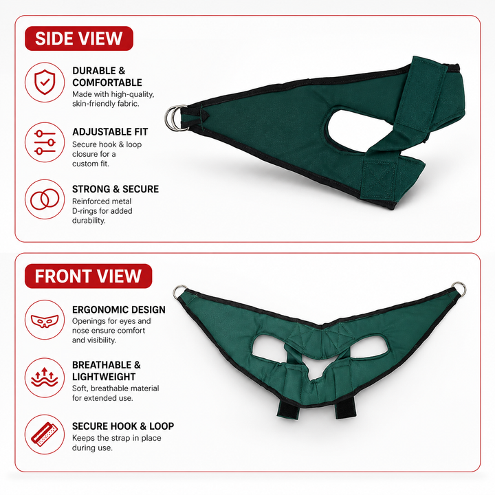 Premium Neck Stretcher Hammock Over Door Cervical Traction Device Adjustable Neck Support for Posture Comfort Home Office Travel Relief Device System