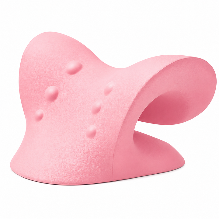 Premium Neck Stretcher Pillow Cervical Support Relaxer Ergonomic Neck Massage Cushion High Density Foam Neck Support for Home Office Travel Daily Use Comfort