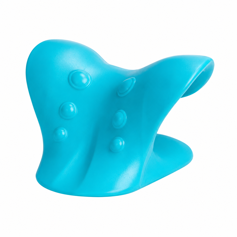 Premium Neck Support Pillow Cervical Relaxer Ergonomic Neck Cushion Shoulder Stretch Pillow Portable Home Office Travel Daily Comfort Support