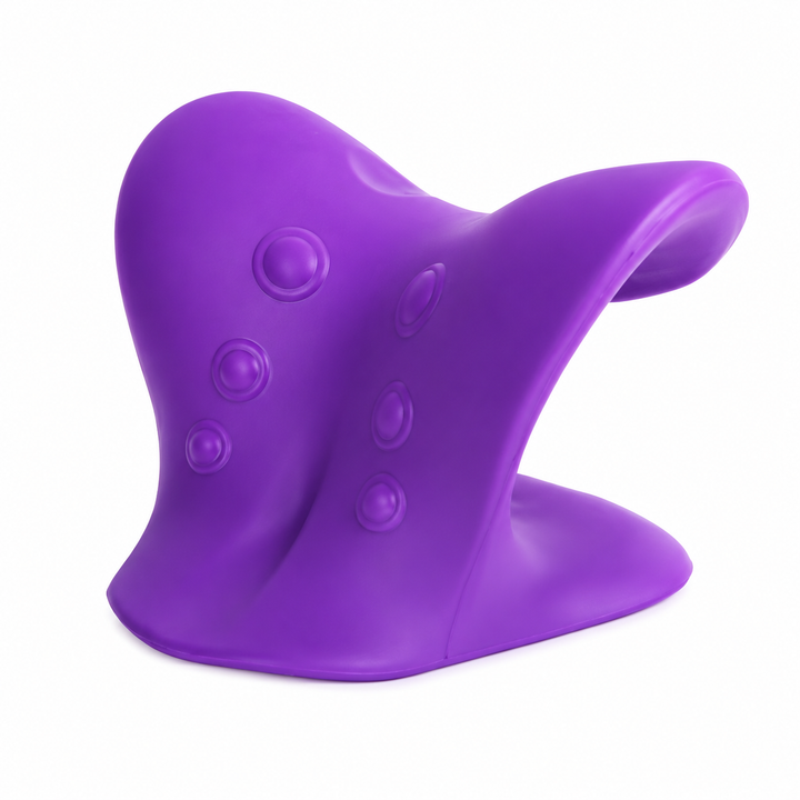 Premium Neck Support Pillow Cervical Relaxer Ergonomic Neck Cushion Shoulder Stretch Pillow Portable Home Office Travel Daily Comfort Support