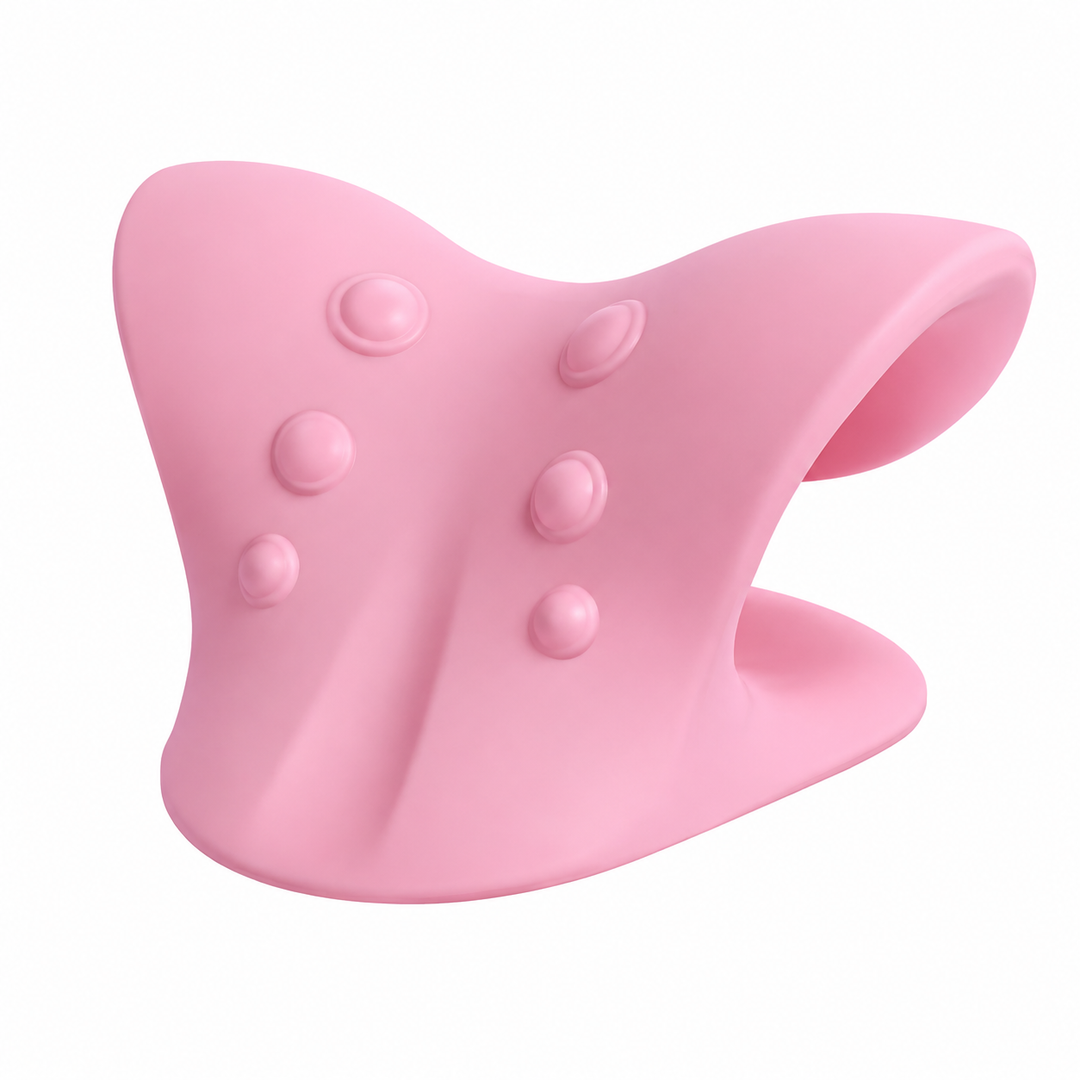 Premium Neck Support Pillow Cervical Relaxer Ergonomic Neck Cushion Shoulder Stretch Pillow Portable Home Office Travel Daily Comfort Support