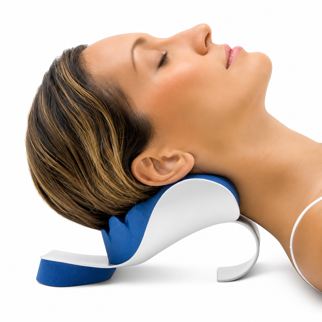Premium Neck Support Pillow Cervical Relaxer Ergonomic Neck Cushion Shoulder Stretch Pillow Portable Home Office Travel Daily Comfort Support