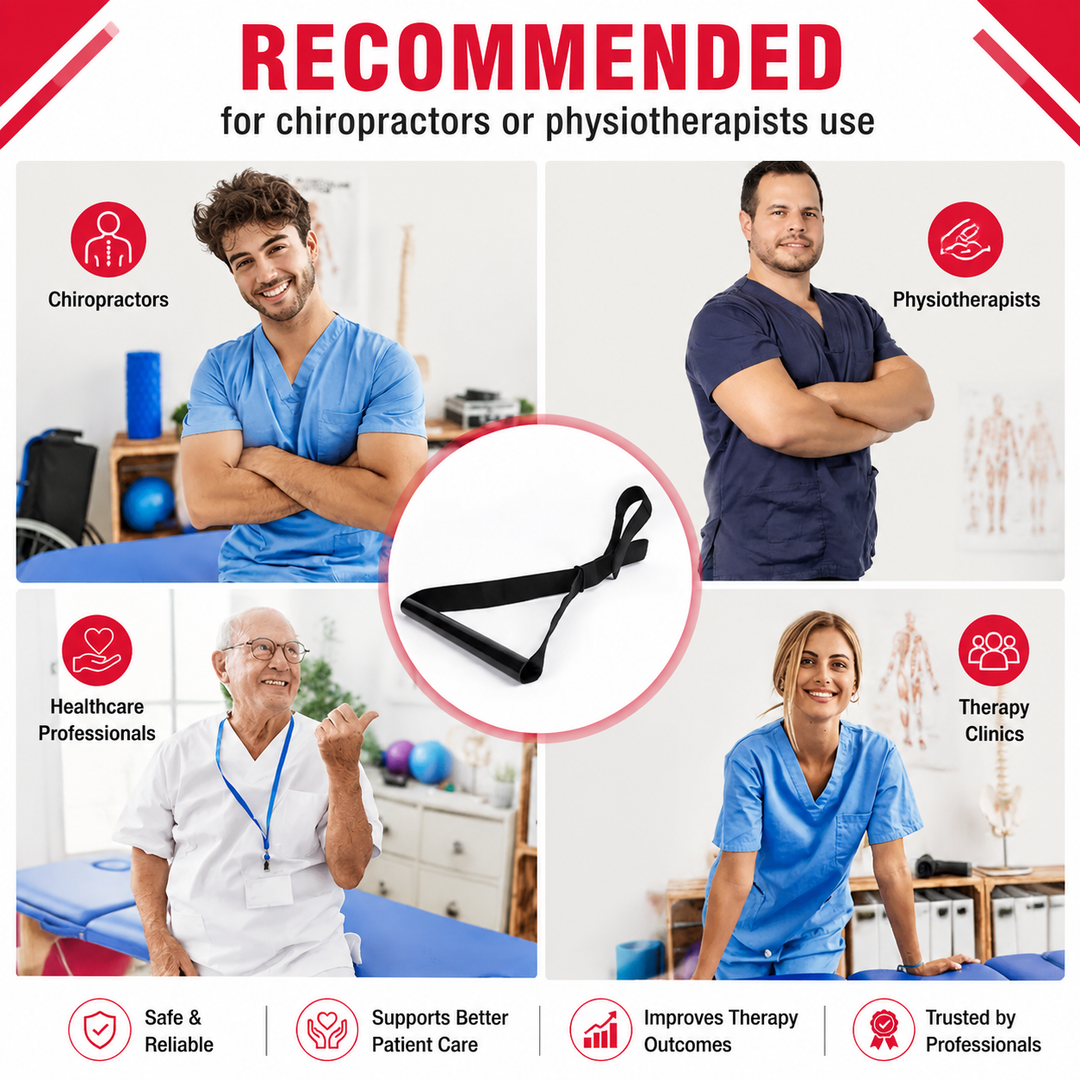 Premium Neck Traction Belt Adjustable Y Shaped Neck Support Brace Neoprene Cervical Support Strap Portable Home Office Travel Daily Use Comfort Fit