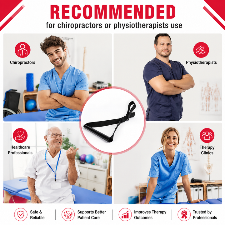 Premium Neck Traction Belt Adjustable Y Shaped Neck Support Brace Neoprene Cervical Support Strap Portable Home Office Travel Daily Use Comfort Fit