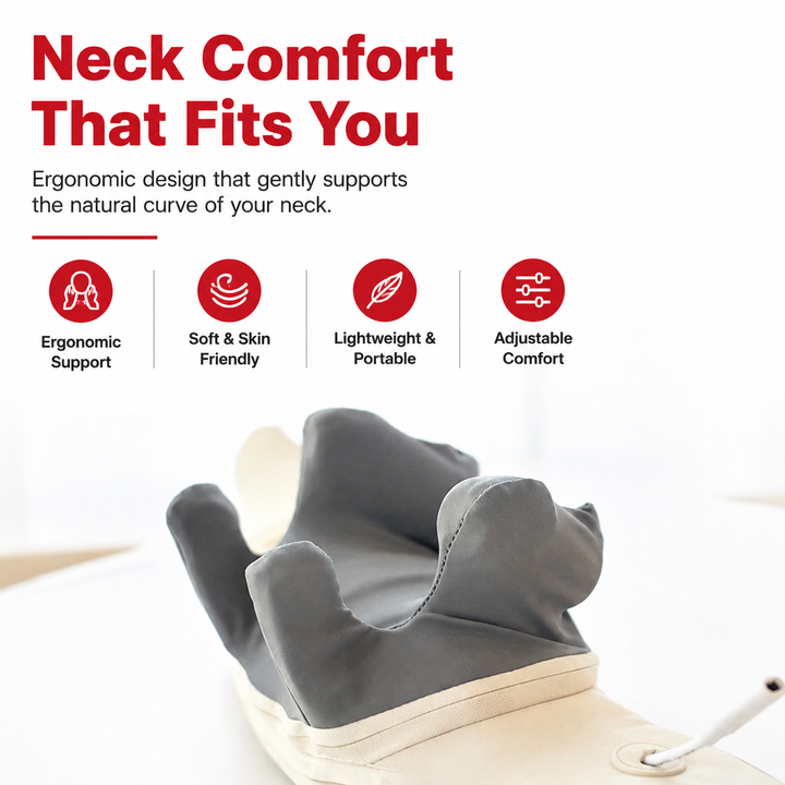 Premium Neck and Shoulder Massager with Heat Shiatsu Deep Tissue Kneading Rechargeable Wireless Massage Shawl Back Neck Pain Relief Portable Home Office Travel Use