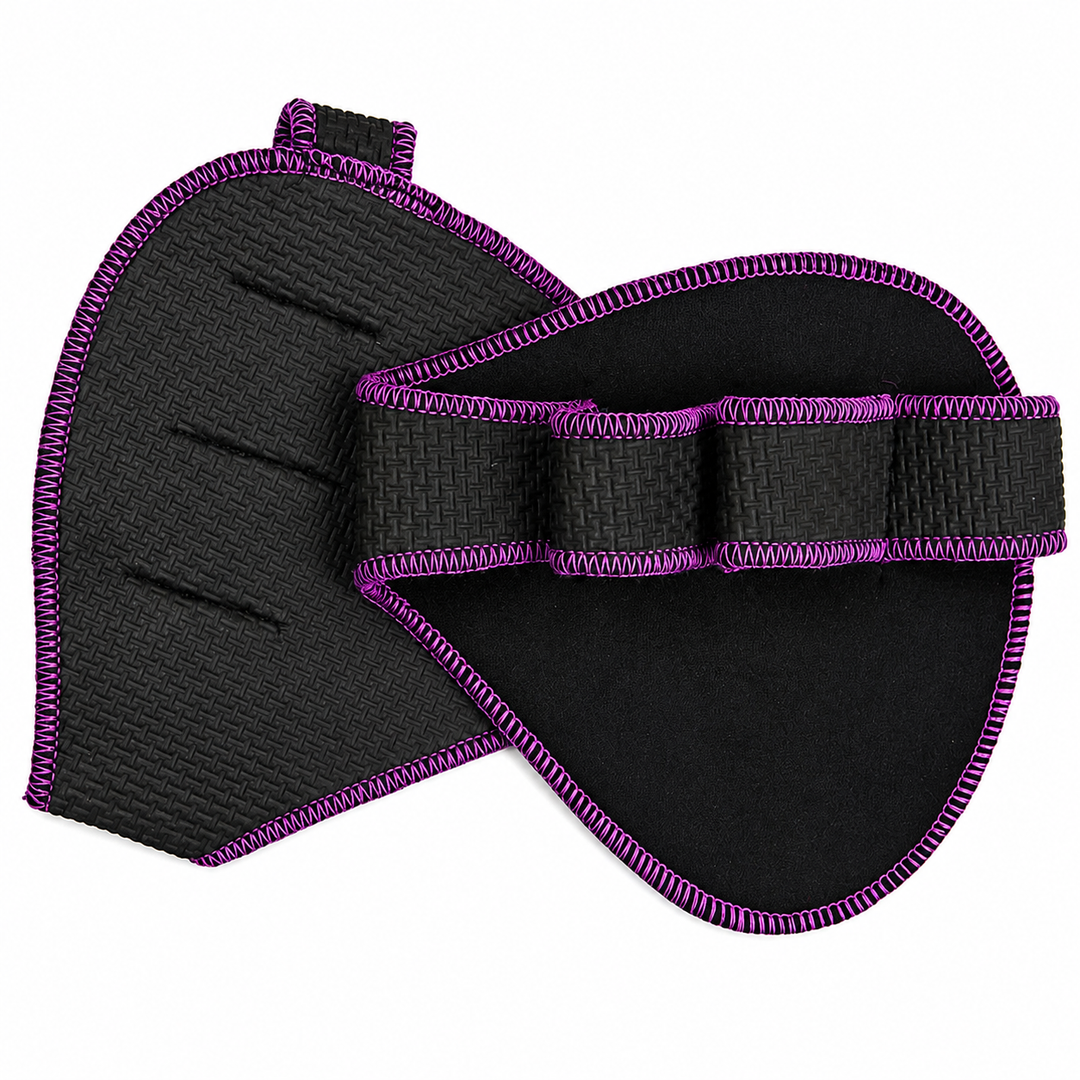 Premium Neoprene Grip Pads Weightlifting Lifting Grips Anti Slip Gym Hand Pads Powerlifting Calisthenics Fitness Training Grip Support Pads Pair