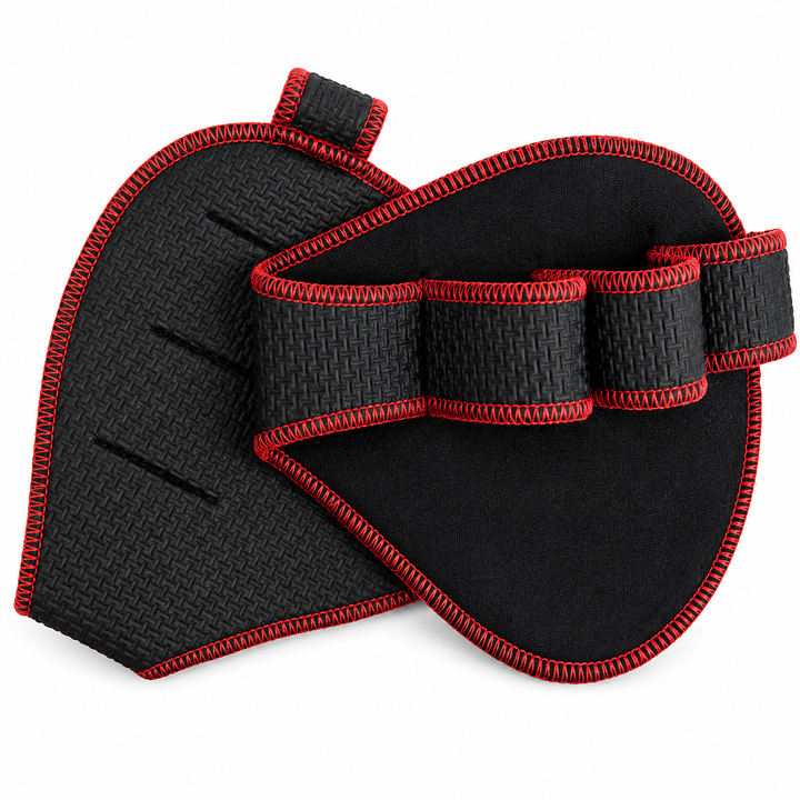 Premium Neoprene Grip Pads Weightlifting Powerlifting Anti-Slip Hand Grips Gym Training Calisthenics Fitness Workout Grip Support Gloves Men Women