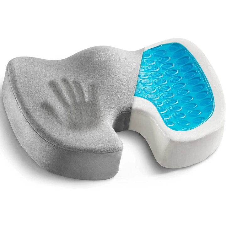Premium Non-Slip Gel Memory Foam Cushion Ergonomic Coccyx Seat Support Office Chair Car Seat Long Sitting Pressure Relief Comfort Cushion