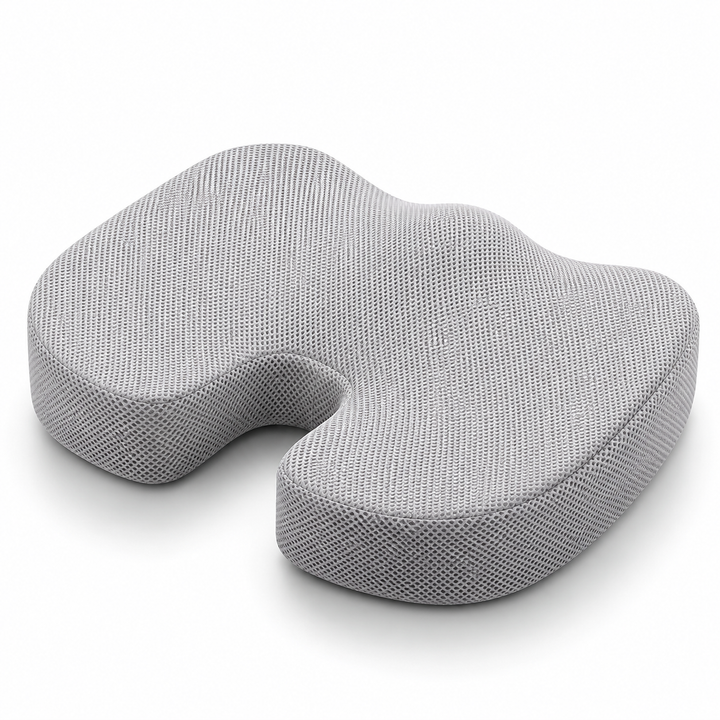 Premium Non-Slip Gel &amp; Memory Foam Cushion Ergonomic Coccyx Support Cushion Office Chair Car Seat Long Sitting Comfort Pressure Relief Seat Pad