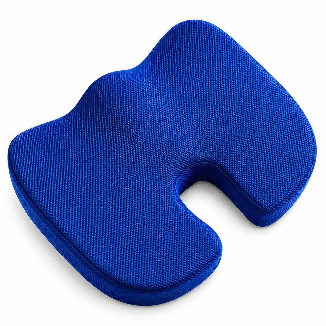 Premium Non-Slip Gel &amp; Memory Foam Cushion Ergonomic Coccyx Support Cushion Office Chair Car Seat Long Sitting Comfort Pressure Relief Seat Pad