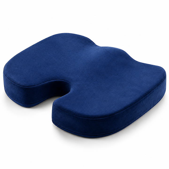 Premium Non-Slip Gel &amp; Memory Foam Cushion Ergonomic Coccyx Support Cushion Office Chair Car Seat Long Sitting Comfort Pressure Relief Seat Pad